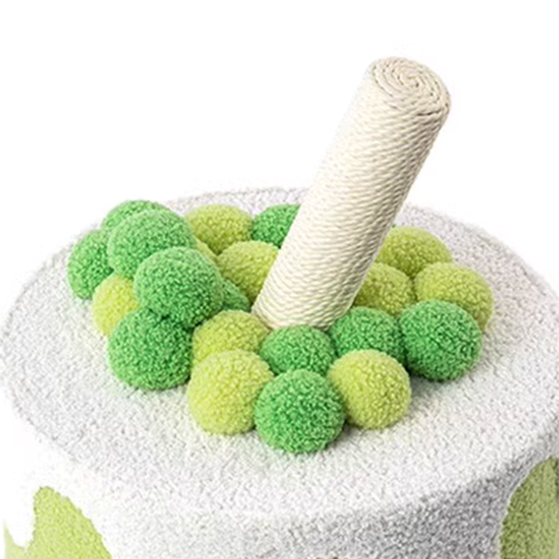 Boba Tea Cup Cat Tree Teddy velvel