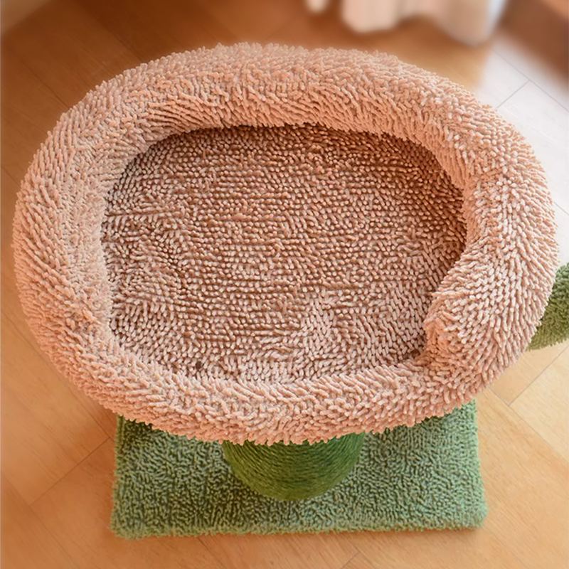 Cactus Cat Tower for Indoor Cats with Cat Condo