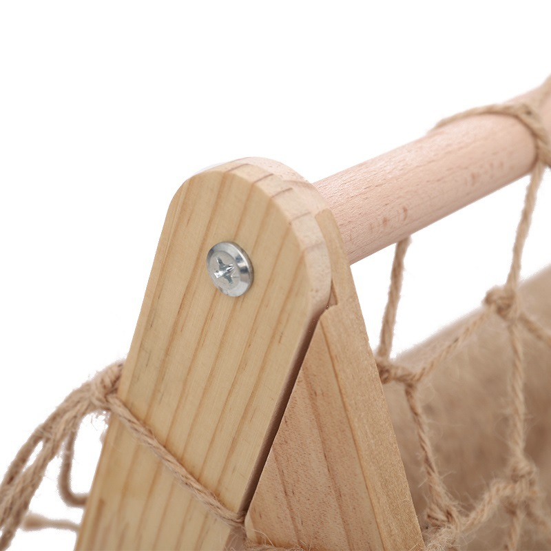 New Large Size Pet Climbing Net Cat Tree Frame Wooden Cat Nest Cat Tree