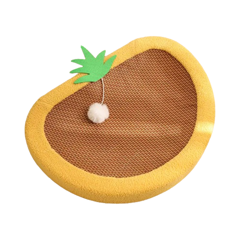 Pineapple/strawberry Sisal scratching cat bed Comfortable Sleeping bed - DeeplPet