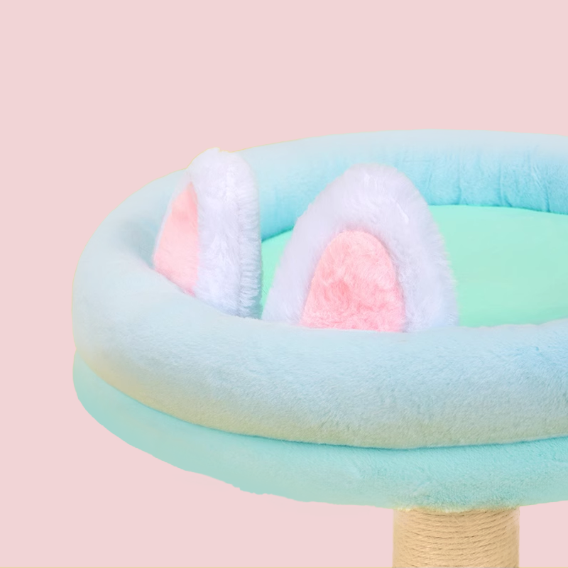 Rabbit Ear Cat Tree House Scratching Post Pet Supplies