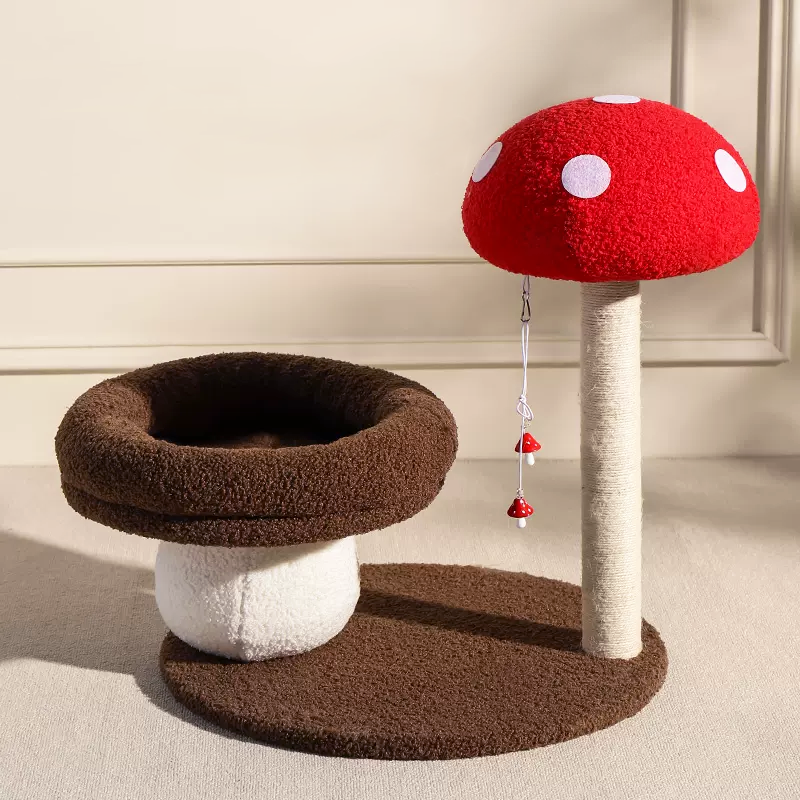 Mushroom Cat Tree Cat Playground