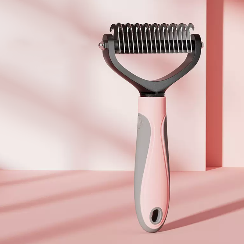 Cat Dematting Deshedding Brush Tool Safe Double Sided Extra Wide