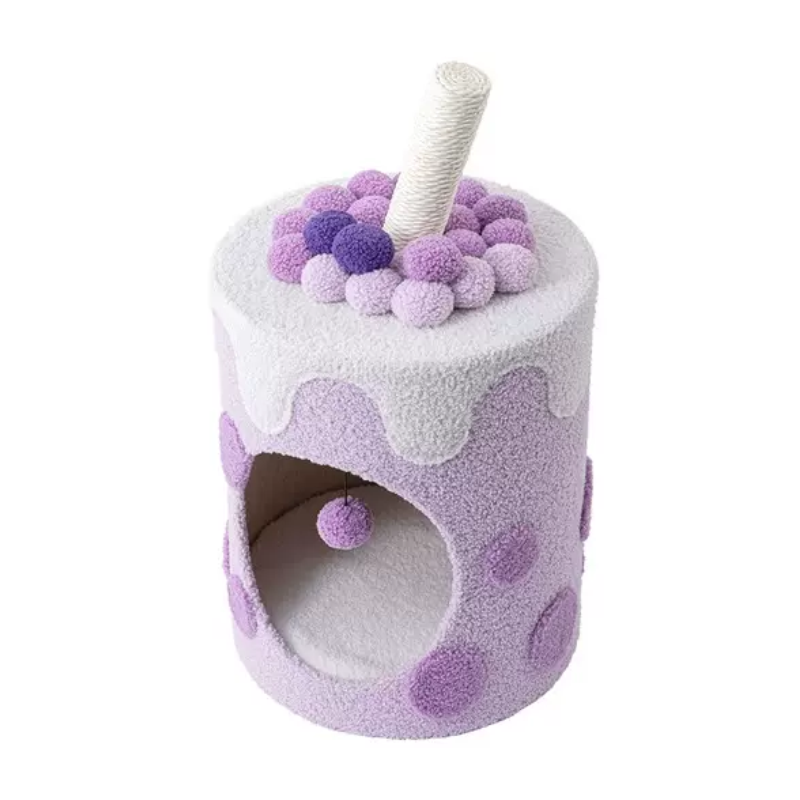 Boba Tea Cup Cat Tree Teddy velvel - DeeplPet