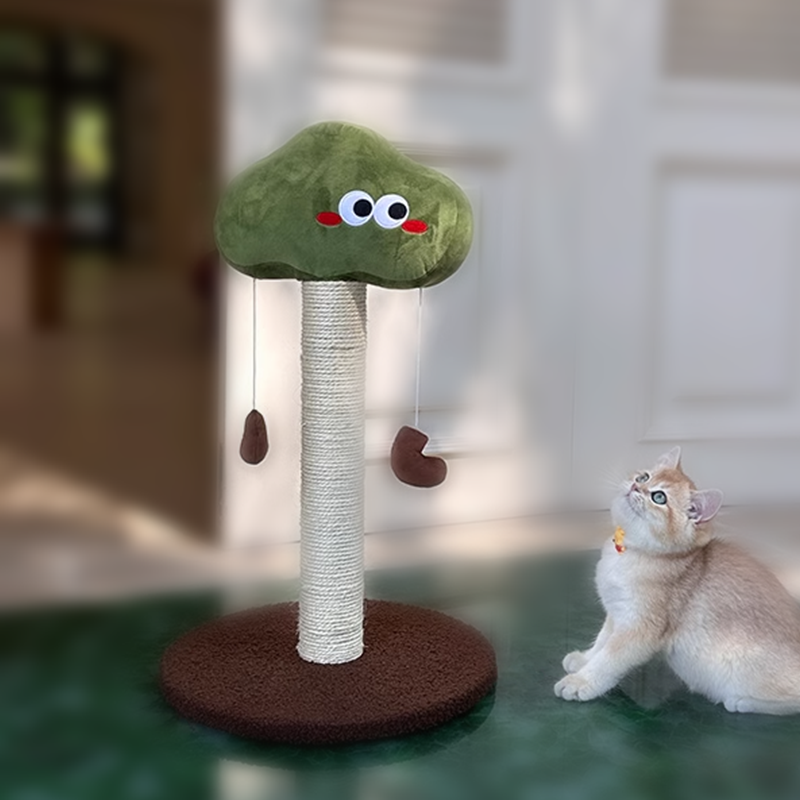 Broccoli Cat Tree Cat Scratching Durable Sisal