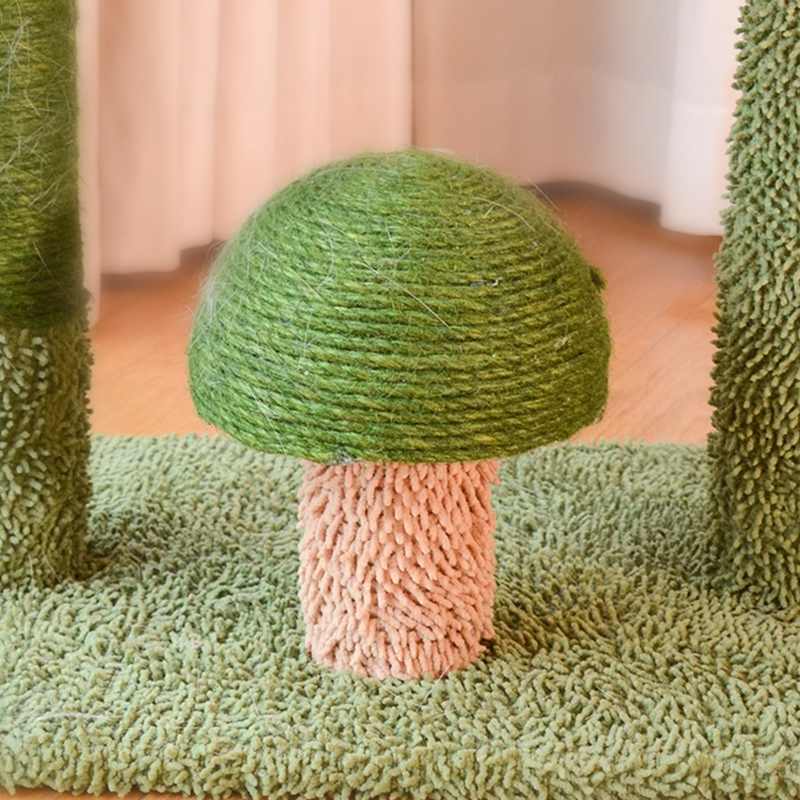 Cactus Cat Tower for Indoor Cats with Cat Condo
