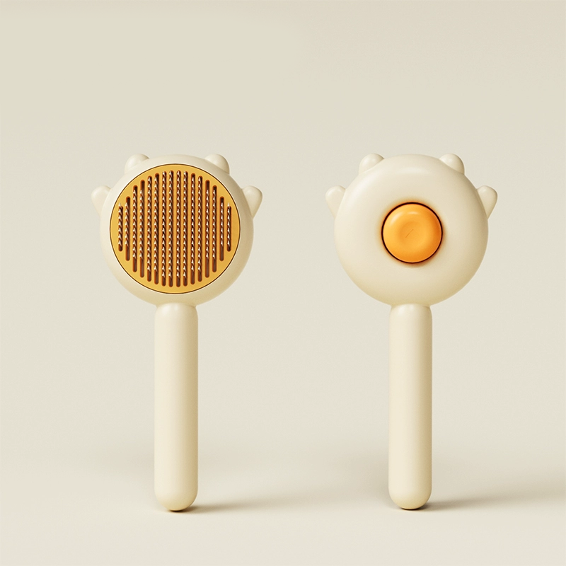 Cat Brush, Efficient and Detachable Hair Cleaner Brush With Release Button