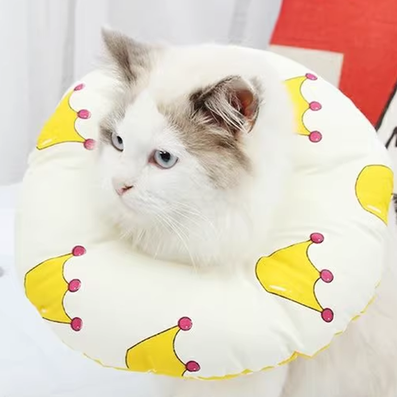 Cat Circle Collar Cat Eat Collar Anti Bite Protection Collar 4 colors - DeeplPet