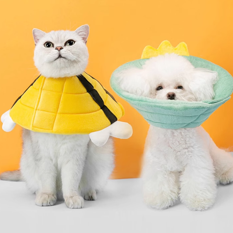 Cat Collar Protective Wound Cat Cone Collar Protection for Scratching and Licking Prevention - DeeplPet