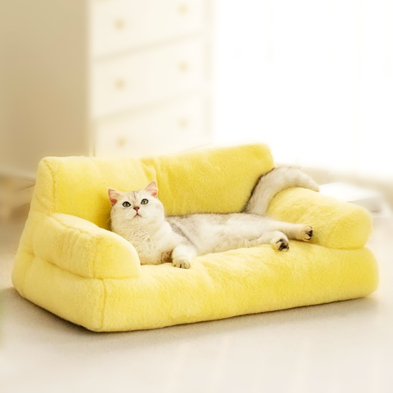 Cat Sofa Bed Removable Washable Pet Sofa 4 Color Couch - DeeplPet