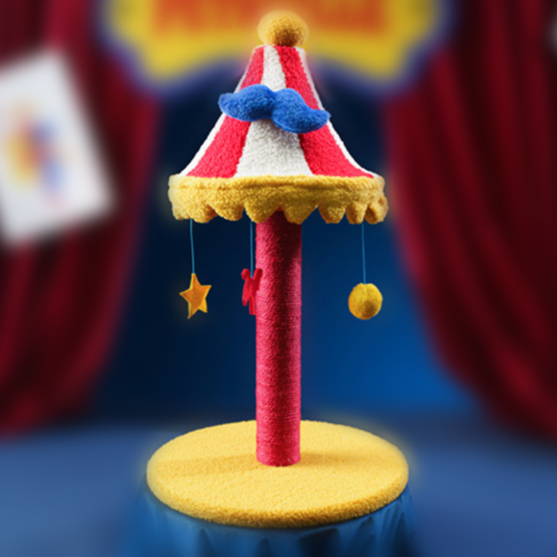 Circus Cute Cat Tree Cat Climbing Frame Tower Scratching Post