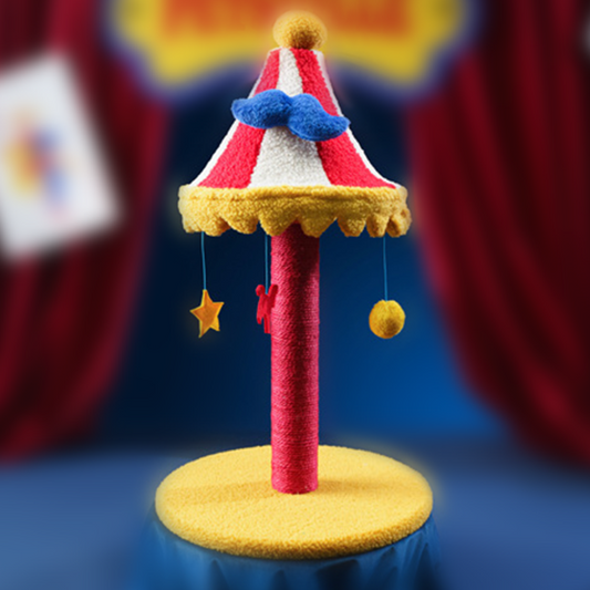 Circus Cute Cat Tree Cat Climbing Frame Tower Scratching Post