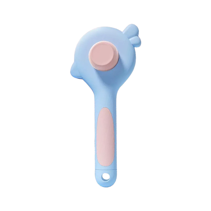 Cat Slicker Comb, Pet Hair Grooming Brush with Release Button