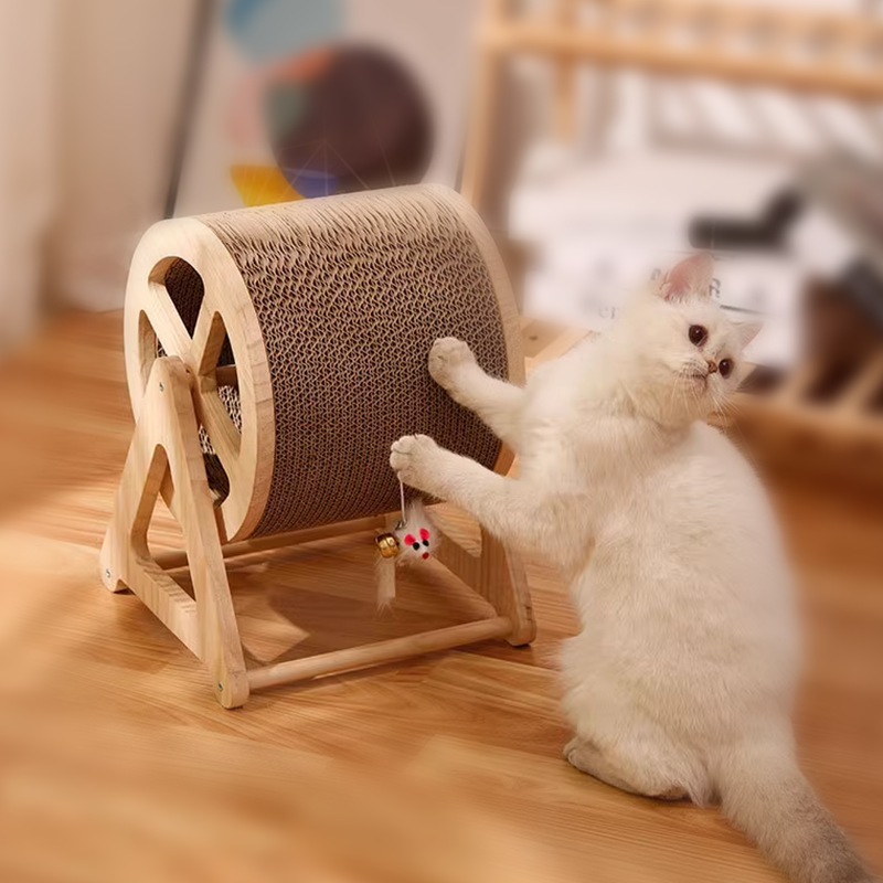 Ferris wheel cat paw board Cat Toy with a Vertical Ferris Wheel Design - DeeplPet