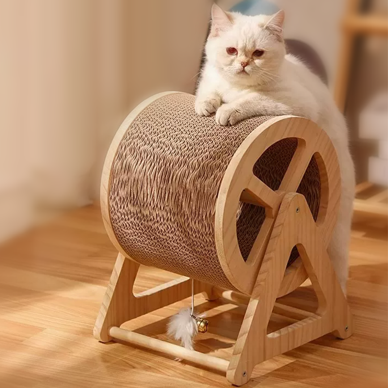 Ferris wheel cat paw board Cat Toy with a Vertical Ferris Wheel Design - DeeplPet