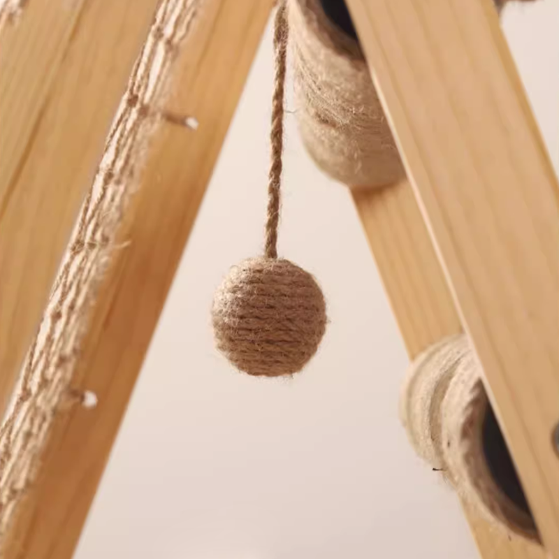 New Large Size Pet Climbing Net Cat Tree Frame Wooden Cat Nest Cat Tree