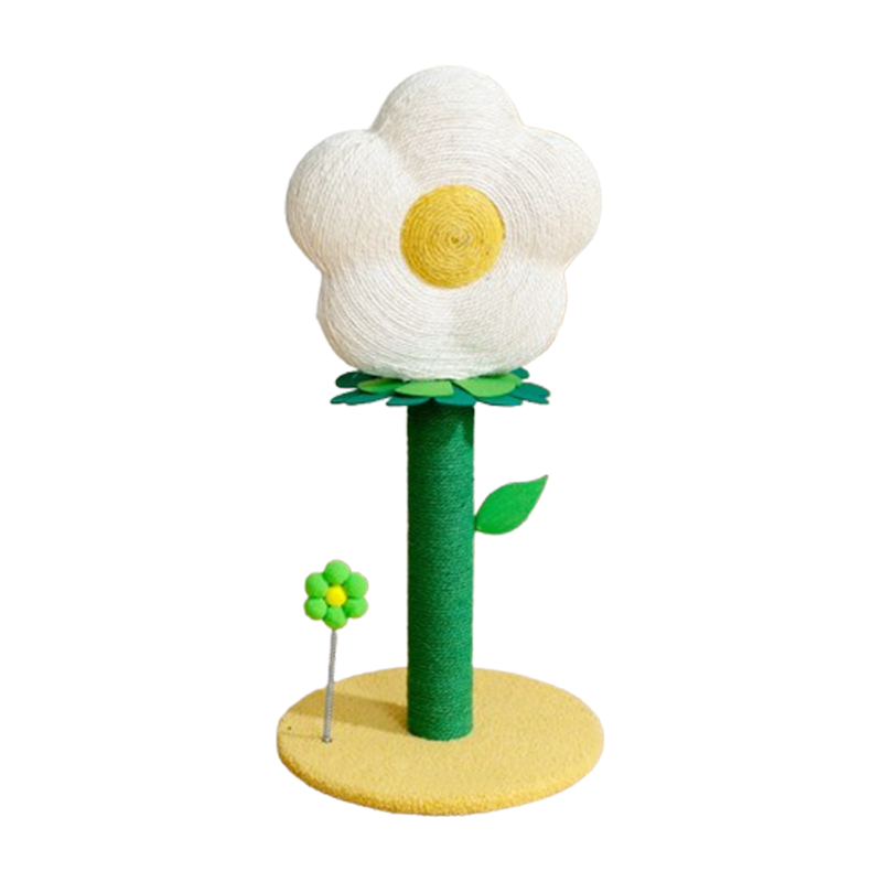 Hibiscus Flower Cat Tree,Cat Flower Scratching Post ,Cute Cat Scratcher,Durable sisal