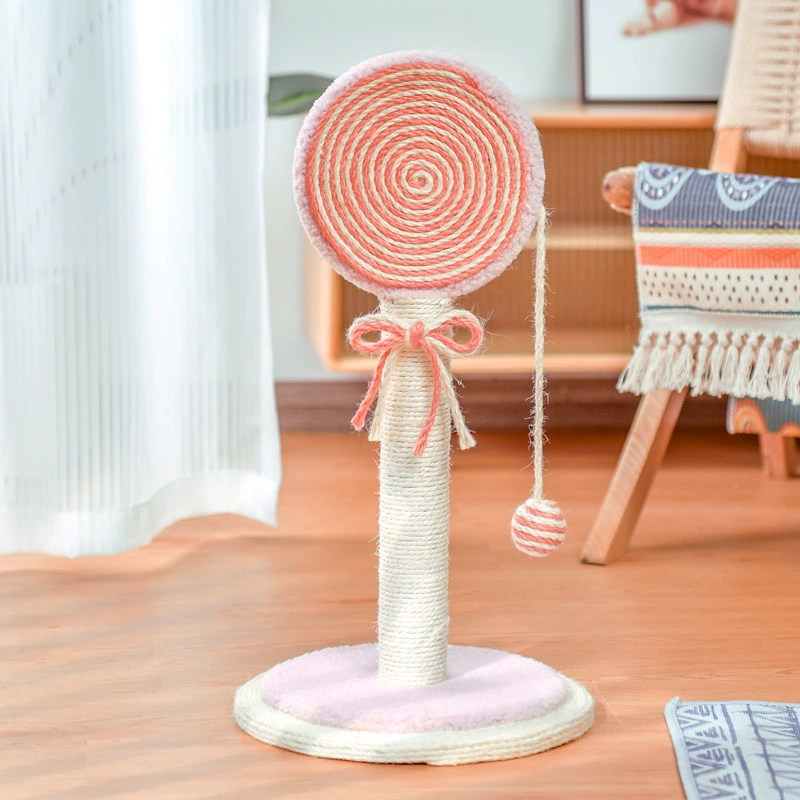Lollipop Shaped Cat Tree, Cat Scratching Post, Cat Climbing Frame Sisal Claw Grinding
