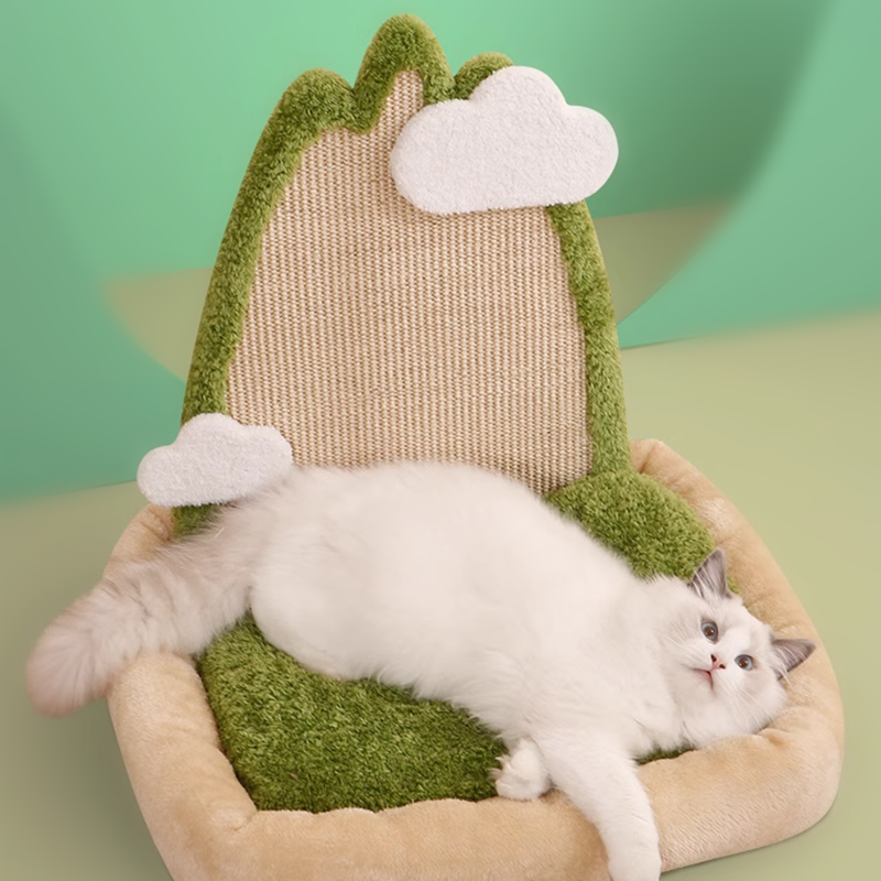 Mountain Cloud Cat Bed Fluffy Balls - DeeplPet