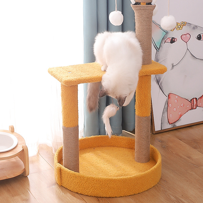 Pet Cat Tree Scratch Multi Level Perch Tree Tower, Comfortable Cat Frame Suitable for Cat
