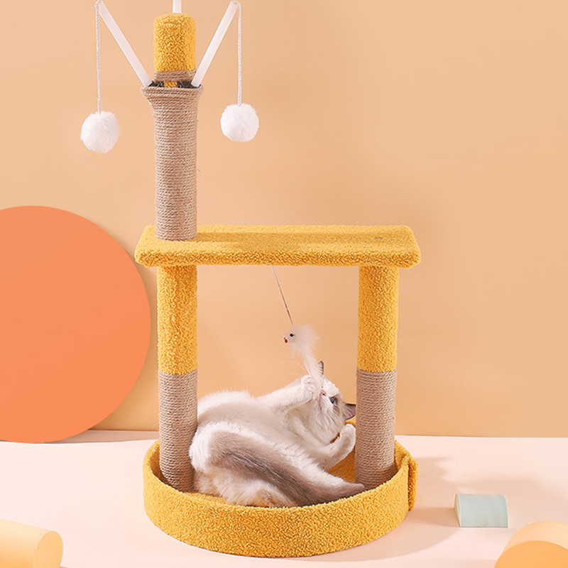Pet Cat Tree Scratch Multi Level Perch Tree Tower, Comfortable Cat Frame Suitable for Cat