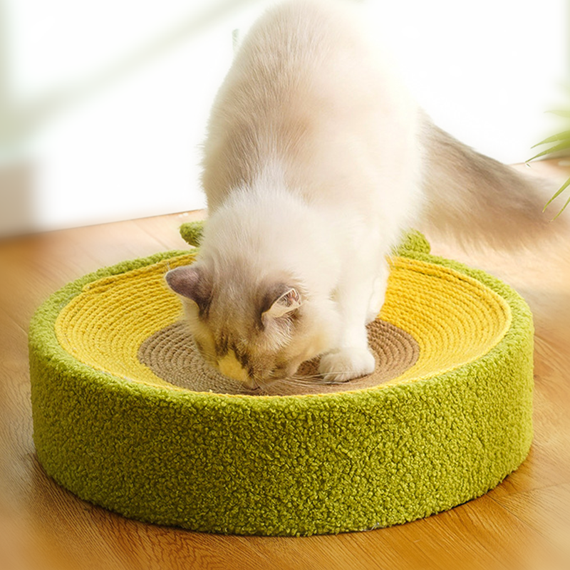 Pineapple/strawberry Sisal scratching cat bed Comfortable Sleeping bed - DeeplPet