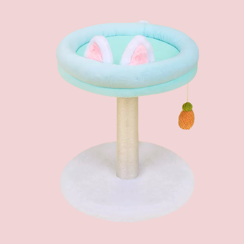 Rabbit Ear Cat Tree House Scratching Post Pet Supplies