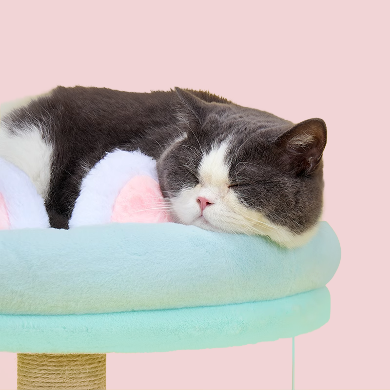 Rabbit Ear Cat Tree House Scratching Post Pet Supplies