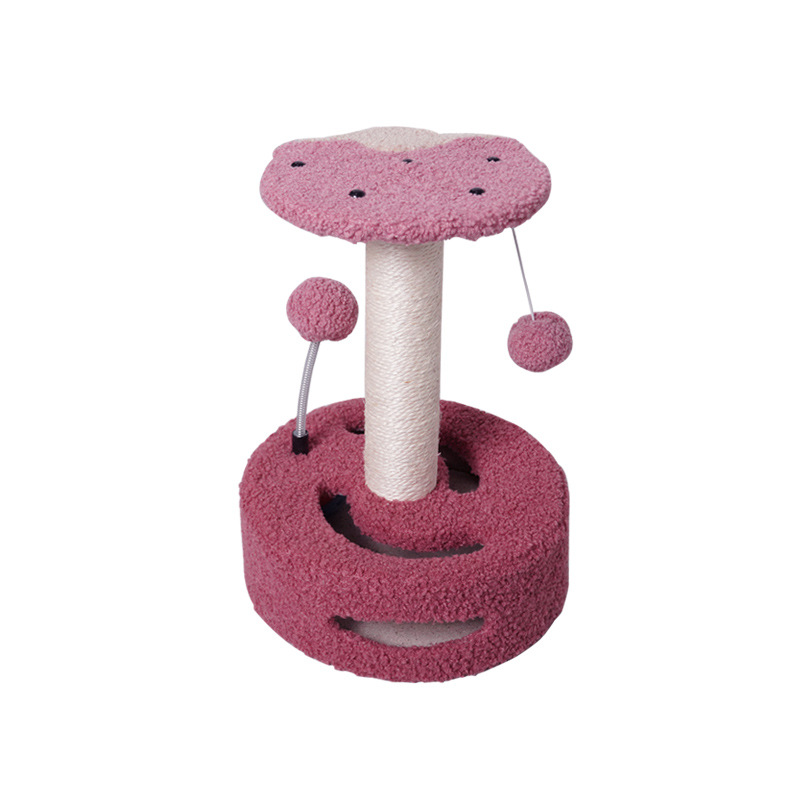 Sunflower Cat Tree Cat Scratching Post Cat Jumping Platform Sisal Cat Tower - DeeplPet