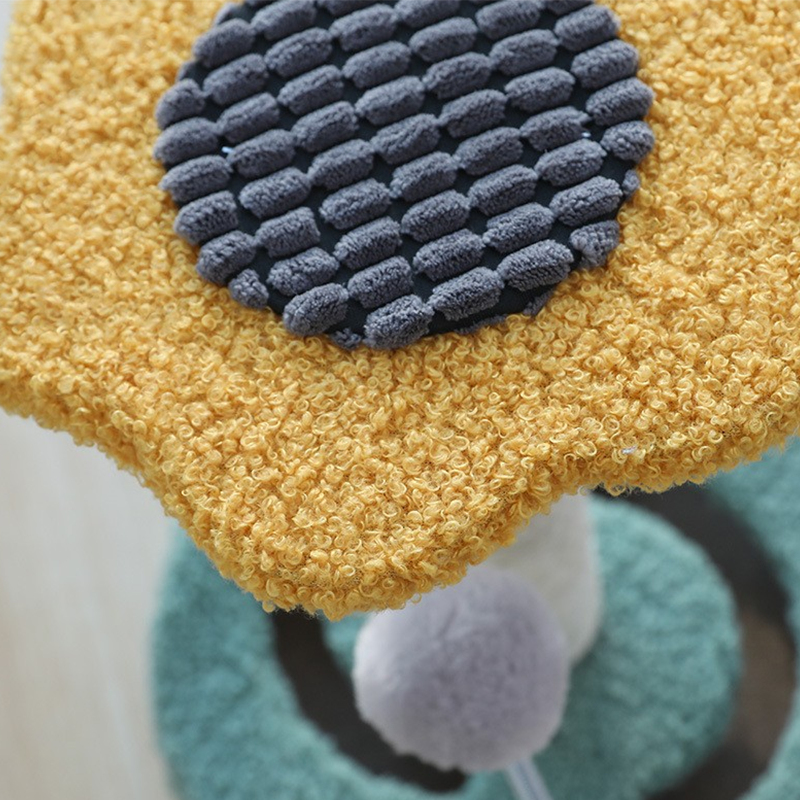 Sunflower Cat Tree Cat Scratching Post Cat Jumping Platform Sisal Cat Tower