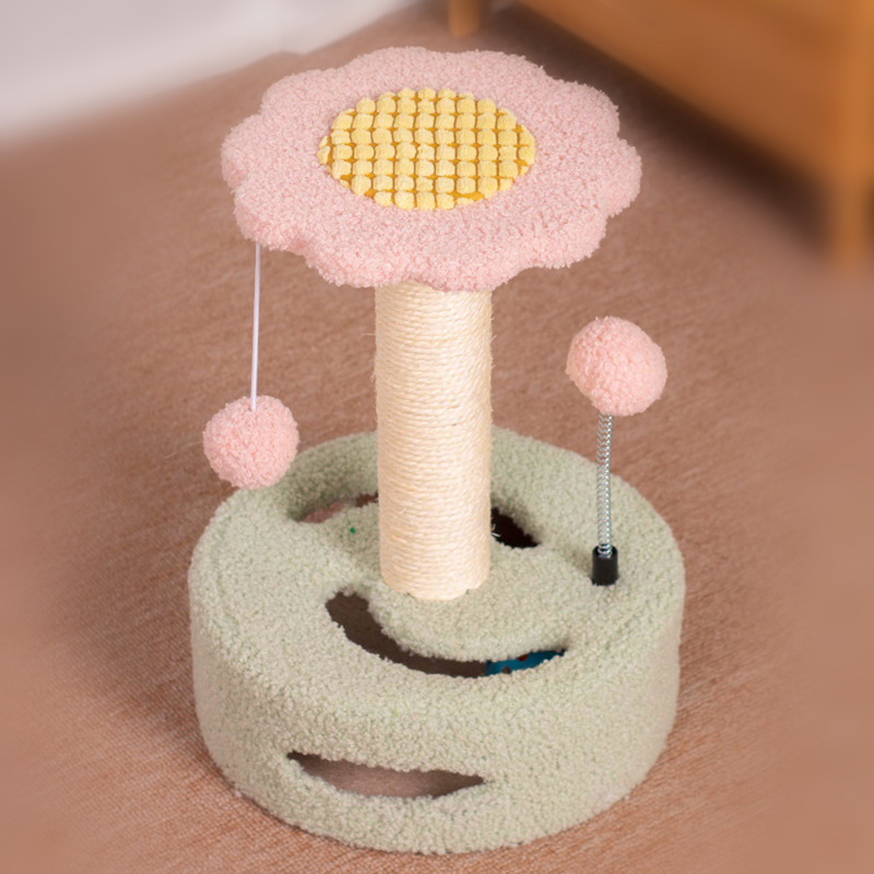 Sunflower Cat Tree Cat Scratching Post Cat Jumping Platform Sisal Cat Tower