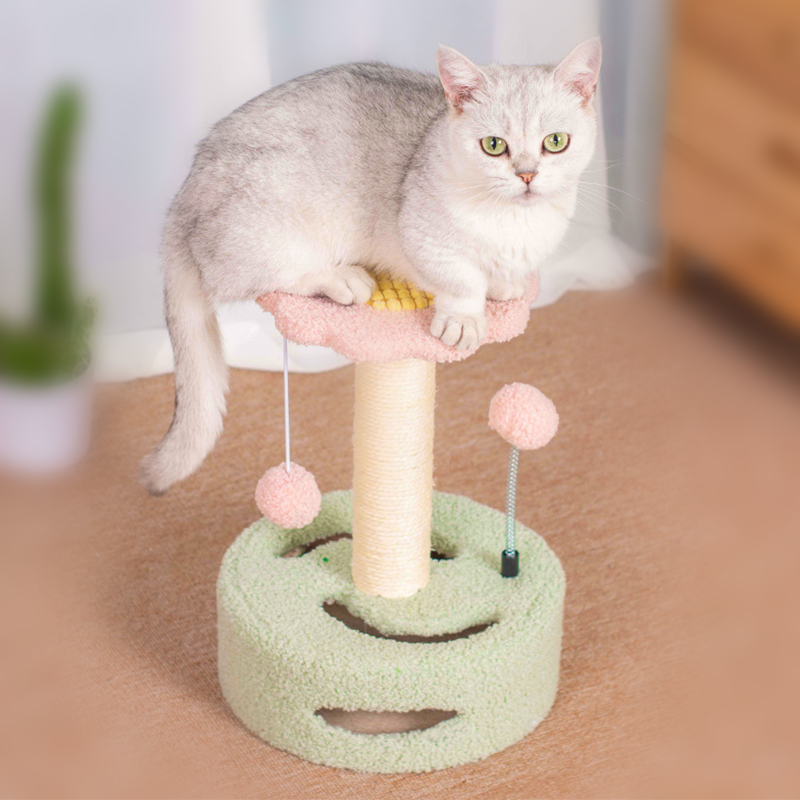 Sunflower Cat Tree Cat Scratching Post Cat Jumping Platform Sisal Cat Tower