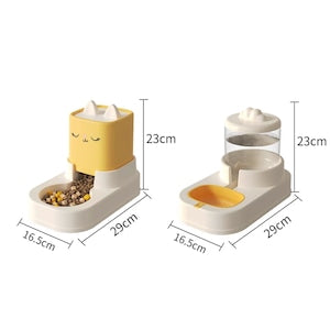 Automatic Cat Water Dispenser - Large Capacity Dog Water Dispenser, Cat Food Container