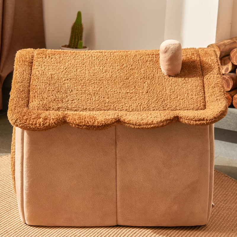 Foldable Pet House Removable Washable Cat bed Cat Nest Cat House - DeeplPet
