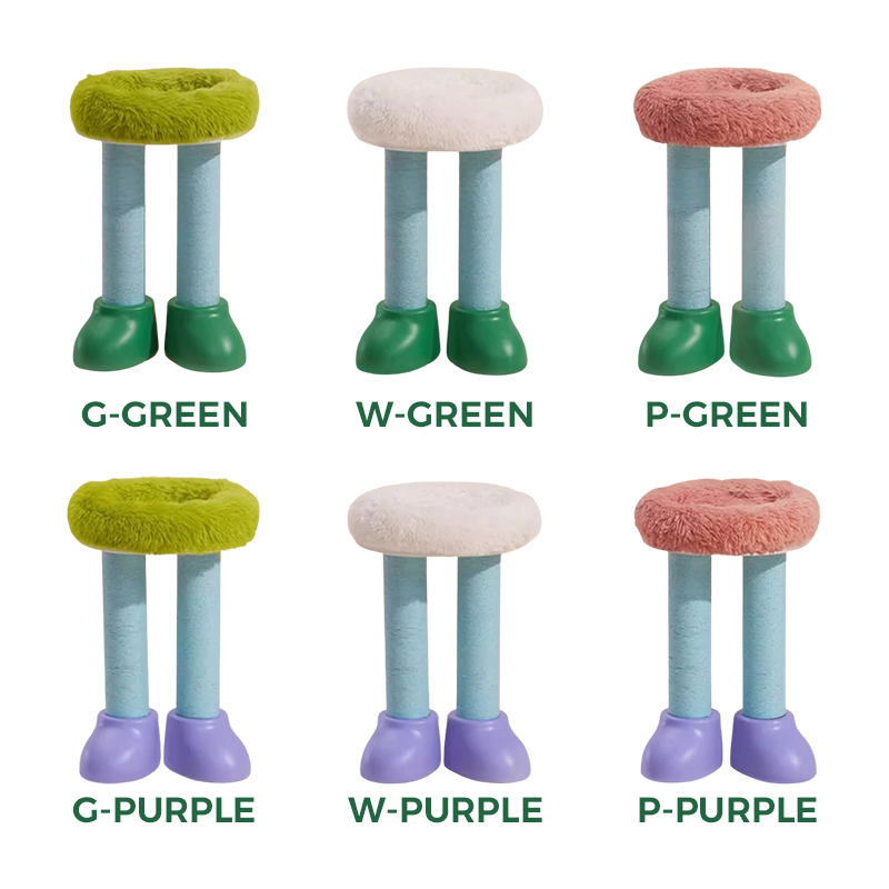 Boot-Shaped Cat Tree: Scratcher & Cave & Side Table - DeeplPet