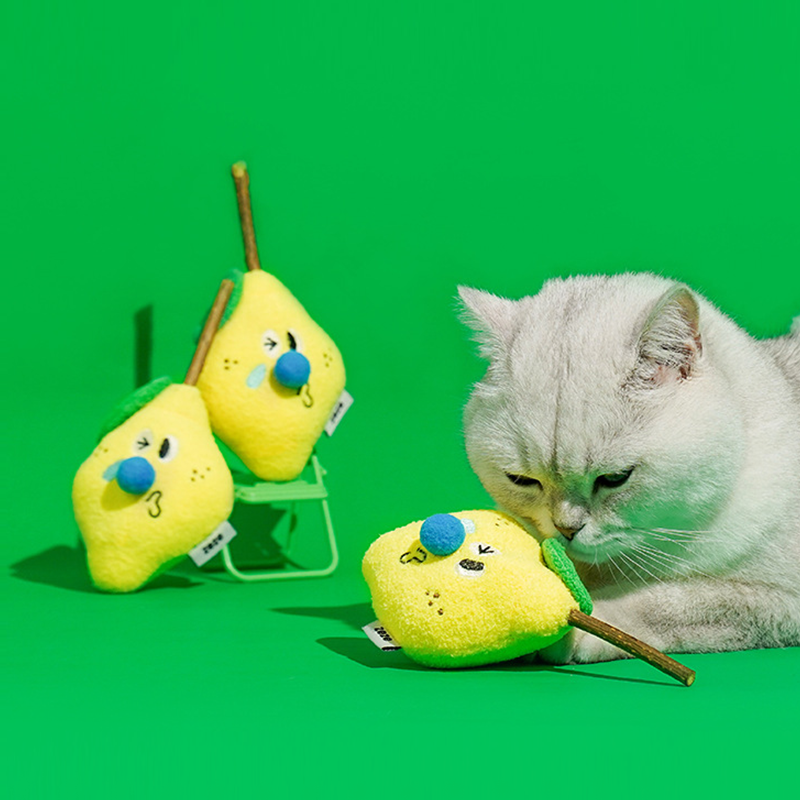 Pets Silvervine Cat Toy, Cute Organic Catnip Toy, Kawaii Plush Ball Toy for Cats and Kittens - DeeplPet