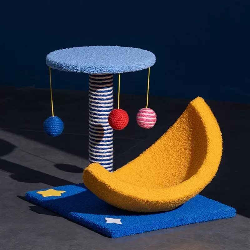 Planets Cute Cat Tree Cat Climbing Frame Tower