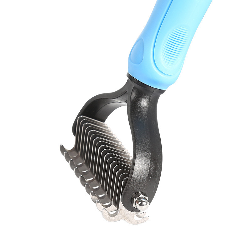 Cat Dematting Deshedding Brush Tool  Safe Double Sided Extra Wide