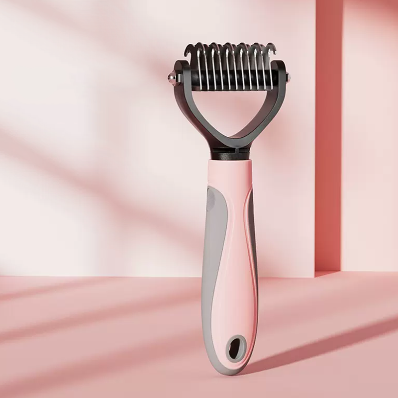 Cat Dematting Deshedding Brush Tool  Safe Double Sided Extra Wide