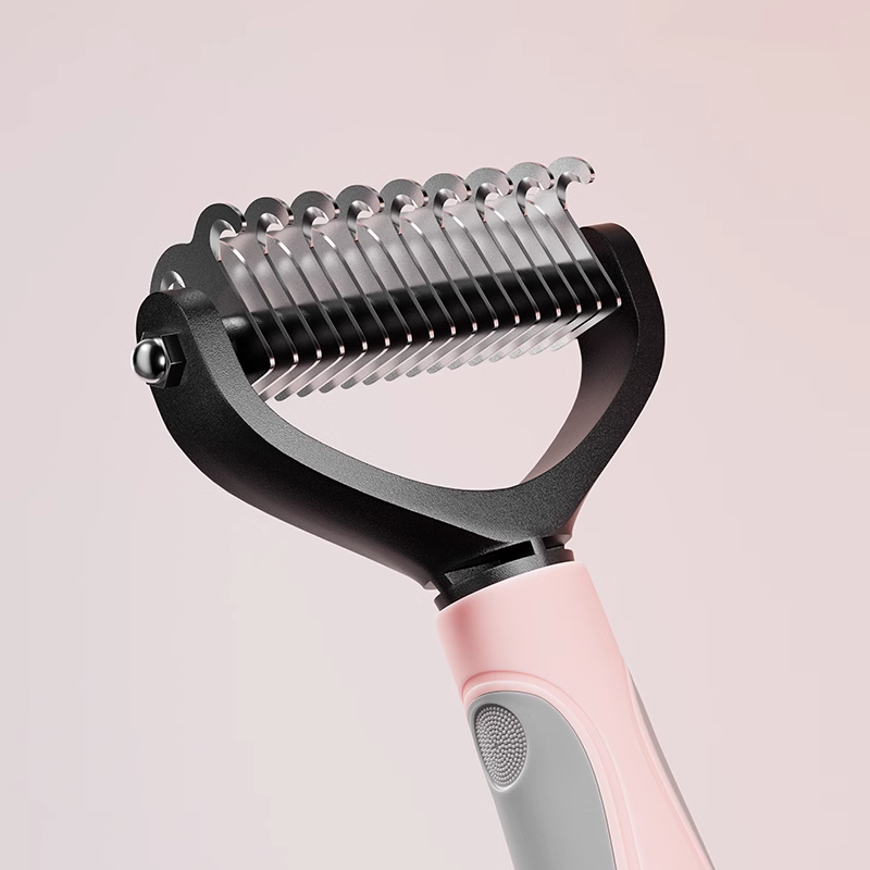 Cat Dematting Deshedding Brush Tool  Safe Double Sided Extra Wide