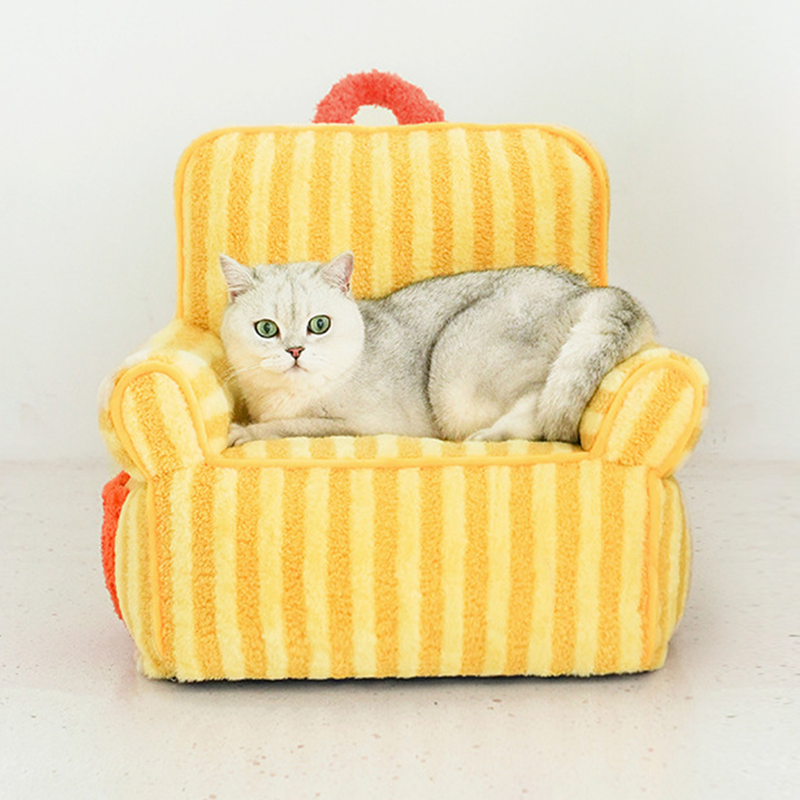 Stripe Series Cat Sofa Cat Beds & Beding - DeeplPet