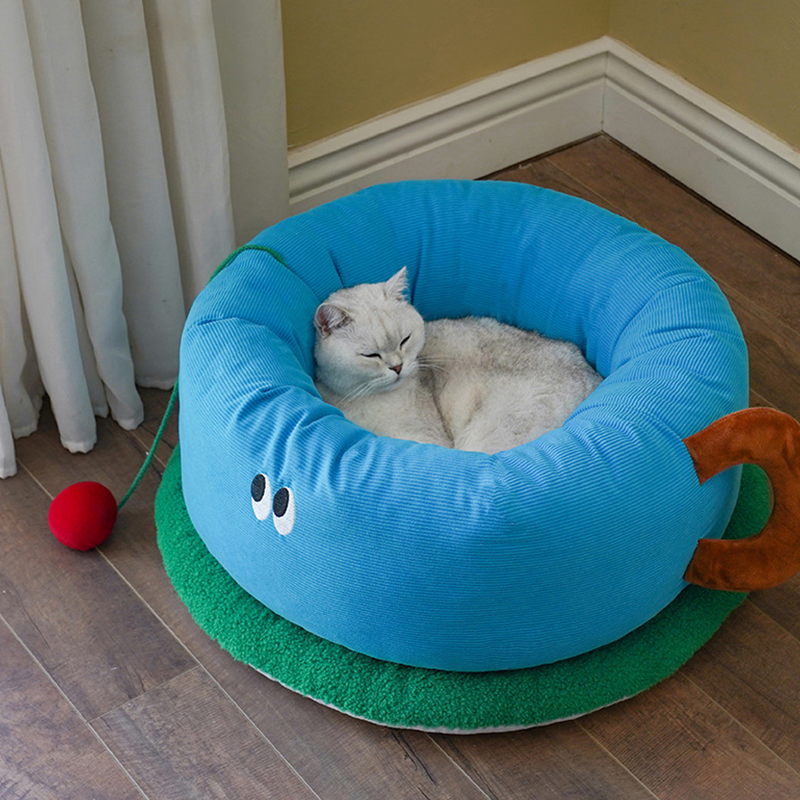 Tea Cup Cat Bed for pets, fun cute unique four season, New Favorite Spot