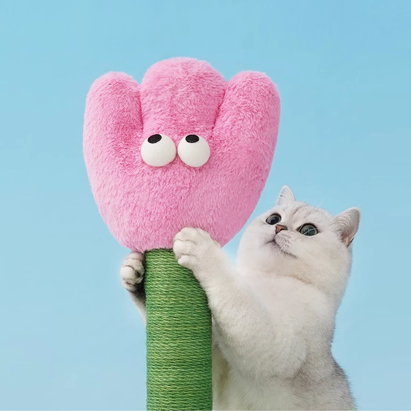 Tulip Cat Scratching Post Cat Tree