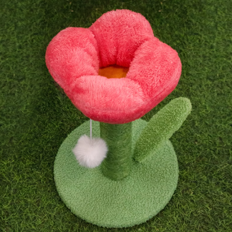 Tulip Cat Scratching Post Cat Tree