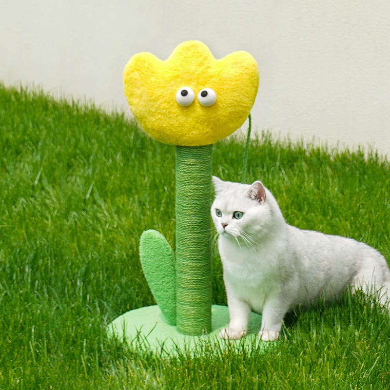 Tulip Cat Scratching Post Cat Tree
