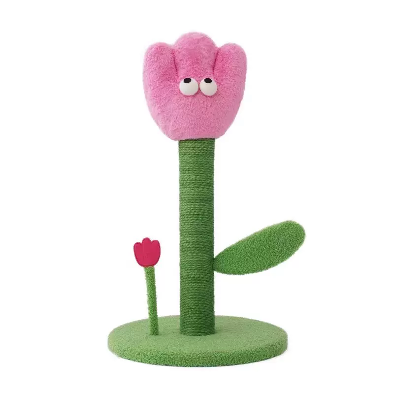Tulip Cat Scratching Post Cat Tree - DeeplPet